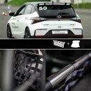 Clubsport Komplettset - Strebe mit Netz und Teppich für Hyundai i20N